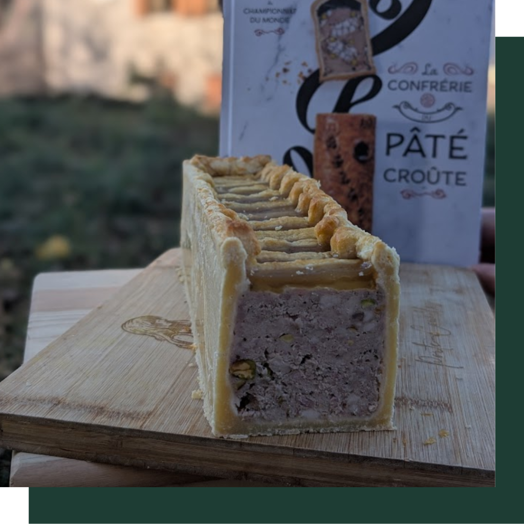 Pâté en croûte pistaché
